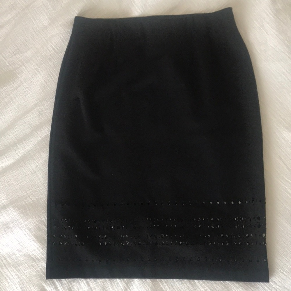 Amanda + Chelsea Black Cutout Skirt